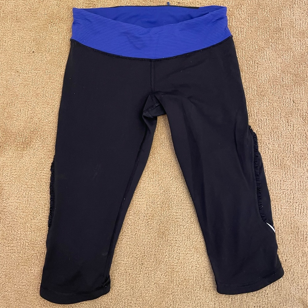 LuluLemon Cropped Running Leggings